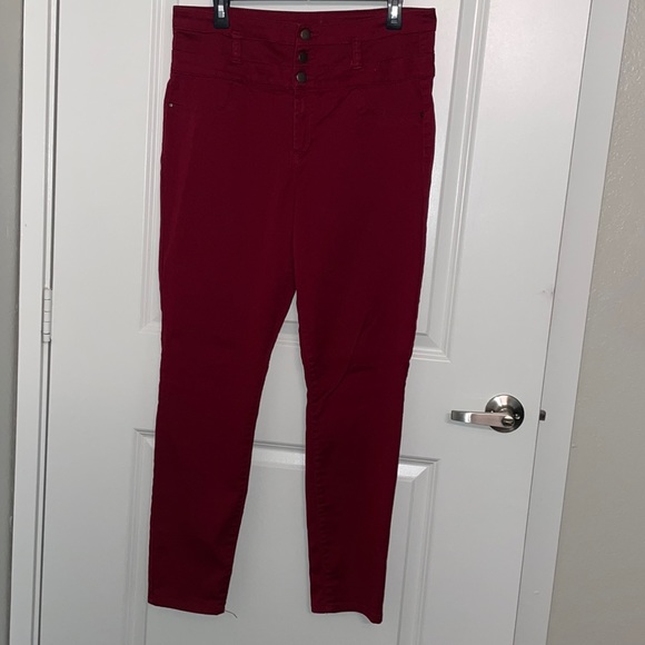 Refuge Red High wasted Pants (14) - Picture 1 of 4